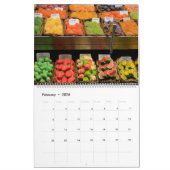 12 Monate Sammlung von Lebensmittelimages Kalender (Feb 2026)