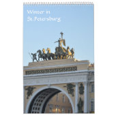12 Monate Sankt Petersburg Kalender (Titelbild)