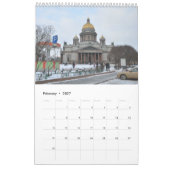 12 Monate Sankt Petersburg Kalender (Feb 2027)