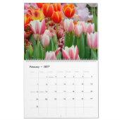 12 Monate Schöne Tulips Kalender (Feb 2027)
