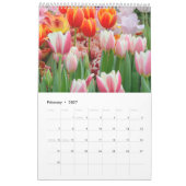 12 Monate Schöne Tulips Kalender (Feb 2027)