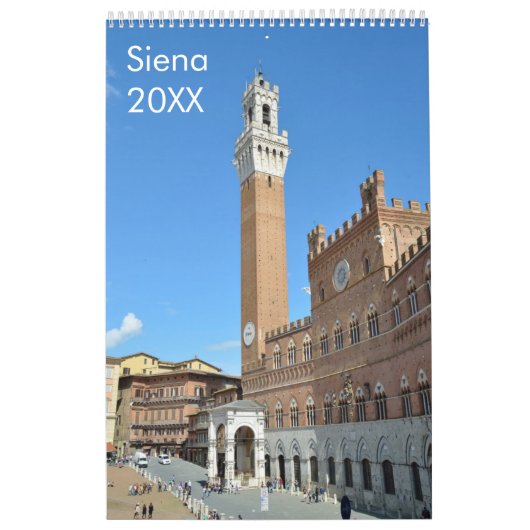 12 Monate Siena (Italien) Kalender (Titelbild)