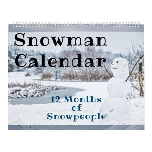 12 Monate Snowmen Snowpeople Snowman Collection Kalender (Titelbild)