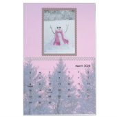 12 Monate Snowmen Snowpeople Snowman Collection Kalender (Mär 2026)