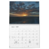 12 Monate Sonnenaufgänge und Sonnenuntergänge, 1.  Kalender (Mär 2027)