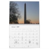 12 Monate Sonnenaufgänge und Sonnenuntergänge, 1.  Kalender (Jan 2027)