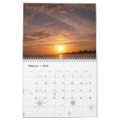 12 Monate Sonnenaufgänge und Sonnenuntergänge, 1.  Kalender (Feb 2026)