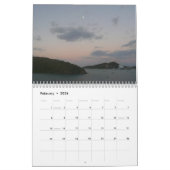 12 Monate Sonnenaufgänge und Sonnenuntergänge, 2. Kalender (Feb 2026)