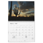 12 Monate Sonnenaufgänge und Sonnenuntergänge, 3.  Kalender (Feb 2027)