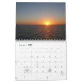 12 Monate Sonnenaufgänge und Sonnenuntergänge, 3.  Kalender (Jan 2027)