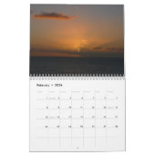 12 Monate Sonnenaufgänge und Sonnenuntergänge, 4.  Kalender (Feb 2026)