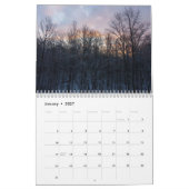 12 Monate Sonnenaufgänge und Sonnenuntergänge, 4. Kalender (Jan 2027)