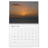 12 Monate Sonnenaufgänge und Sonnenuntergänge, 4. Kalender (Feb 2027)