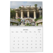 12 Monate Spanischer Mauerkalender Kalender (Jan 2027)