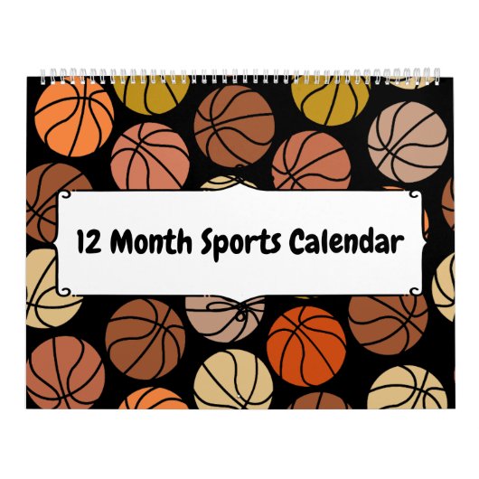 12 Monate Sportkalender Kalender (Titelbild)