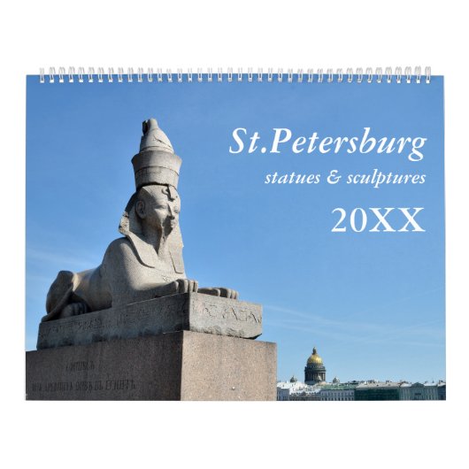 12 Monate St. Petersburg Kalender (Titelbild)