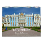 12 Monate Stadtviertel St. Petersburg Kalender (Titelbild)