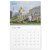 12 Monate Stadtviertel St. Petersburg Kalender (Jan 2026)