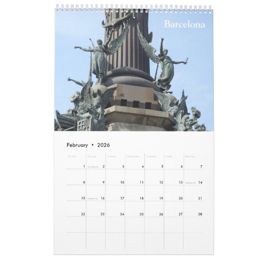 12 Monate Statuen & Skulpturen Kalender (Feb 2026)