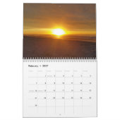 12-Monate Strand Sonnenaufgang Kalender (Feb 2027)
