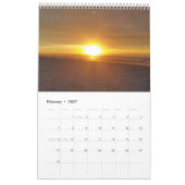12-Monate Strand Sonnenaufgang Kalender (Feb 2027)