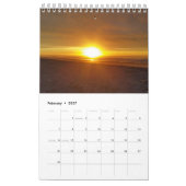 12-Monate Strand Sonnenaufgang Kalender (Feb 2027)