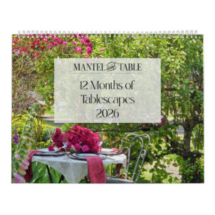 12 Monate Tablescapes Kalender 2026
