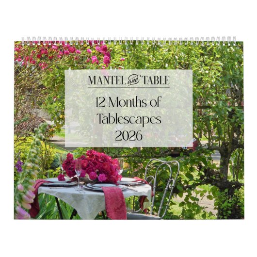 12 Monate Tablescapes Kalender 2026 (Titelbild)