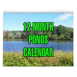 12-Monate-Teiche Kalender