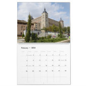 12 Monate Toledo, Spanien Mauerkalender Kalender (Feb 2026)