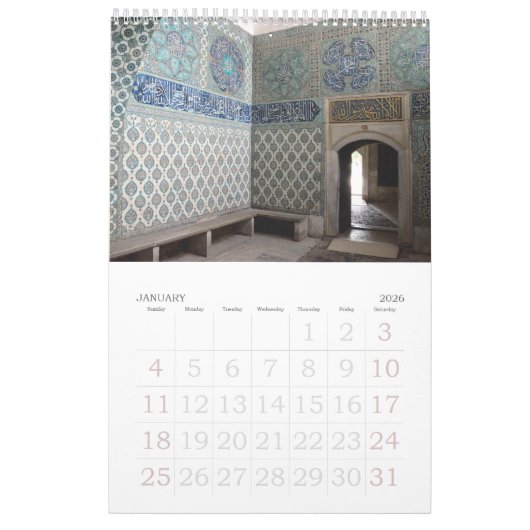 12 Monate Topkapi Palast Foto Kalender (Jan 2026)