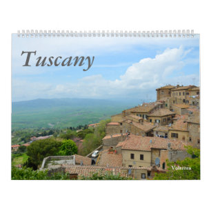 12 Monate Toskana, Italien Foto Kalender