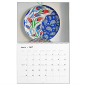 12 Monate türkische Keramiken Kalender (Mär 2027)