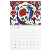 12 Monate türkischer Tiles Kalender (Mär 2019)