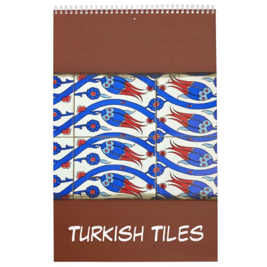 12 Monate türkischer Tiles Kalender (Titelbild)