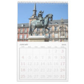 12 Monate Umlaufzeit der Madrider Mauer Kalender (Jan 2026)