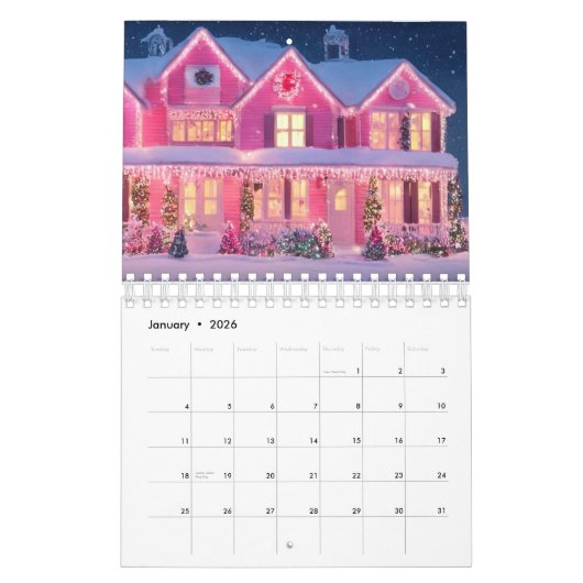 12 Monate Weihnachts Spaß Bundle Wall Kalender (Jan 2026)