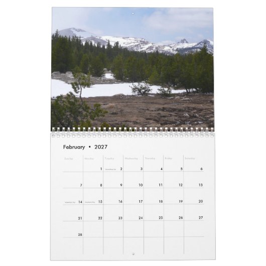 12 Monate Yosemite Nationalparkkalender Kalender (Feb 2027)