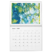 12 Monate zeitgenössische abstrakte Kunstwerke Kalender (Mär 2027)