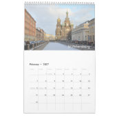 12 Monate Zwei Hauptstädte Kalender (Feb 2027)