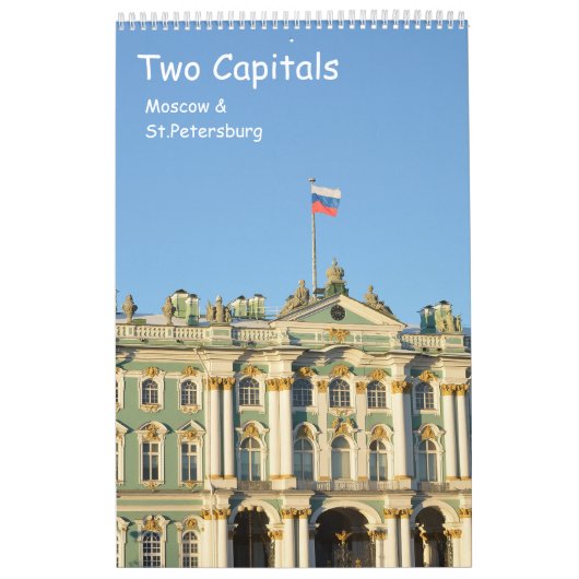 12 Monate Zwei Hauptstädte Kalender (Titelbild)