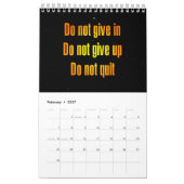 12-Monatige Ermutigungszitate Kalender (Feb 2027)