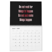 12-Monatige Ermutigungszitate Kalender (Mär 2027)
