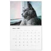 12-monatige herrliche russische blaue kalender (Mär 2027)