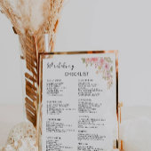 12-monatige Hochzeitliste der Rose