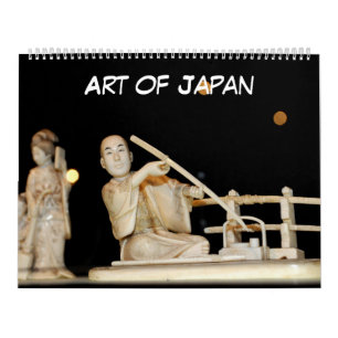 12-monatige Kunst von Japan Kalender