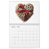 12-monatiger "Herzkalender" für 2026 Kalender (Feb 2027)