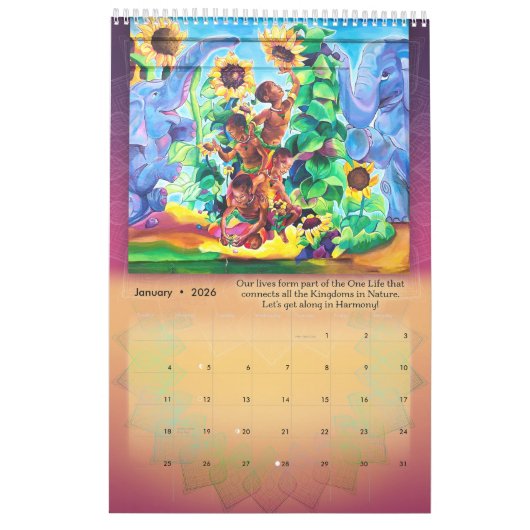 12-monatiger Kalender 2025 (Jan 2026)