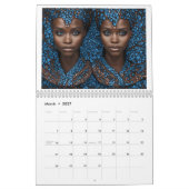 12-monatiger Kalender 2026 mit schwarzen Frauen (Mär 2027)