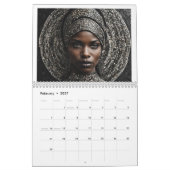 12-monatiger Kalender 2026 mit schwarzen Frauen (Feb 2027)